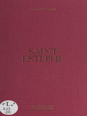 cover image of Saint-Estèphe